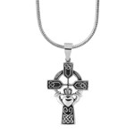 Claddagh Celtic Stainless steel cross